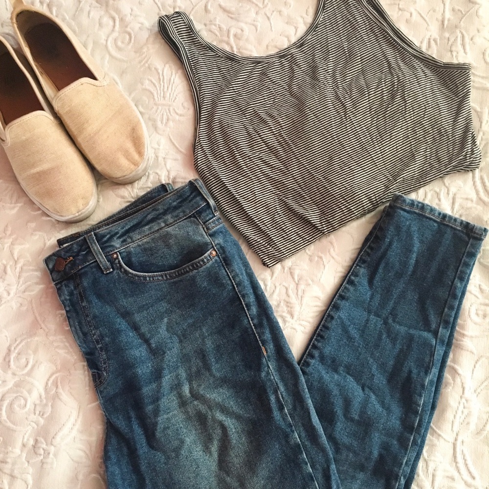 F21 High Waist Skinny Jeans